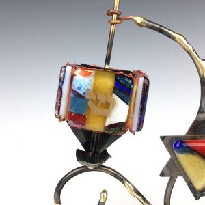 Dreidel on Star Stand